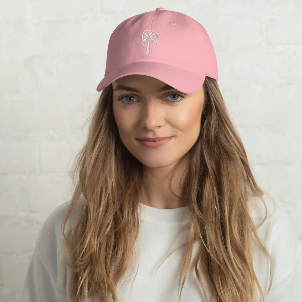 The Pickled Palm Pink "Dad" Hat