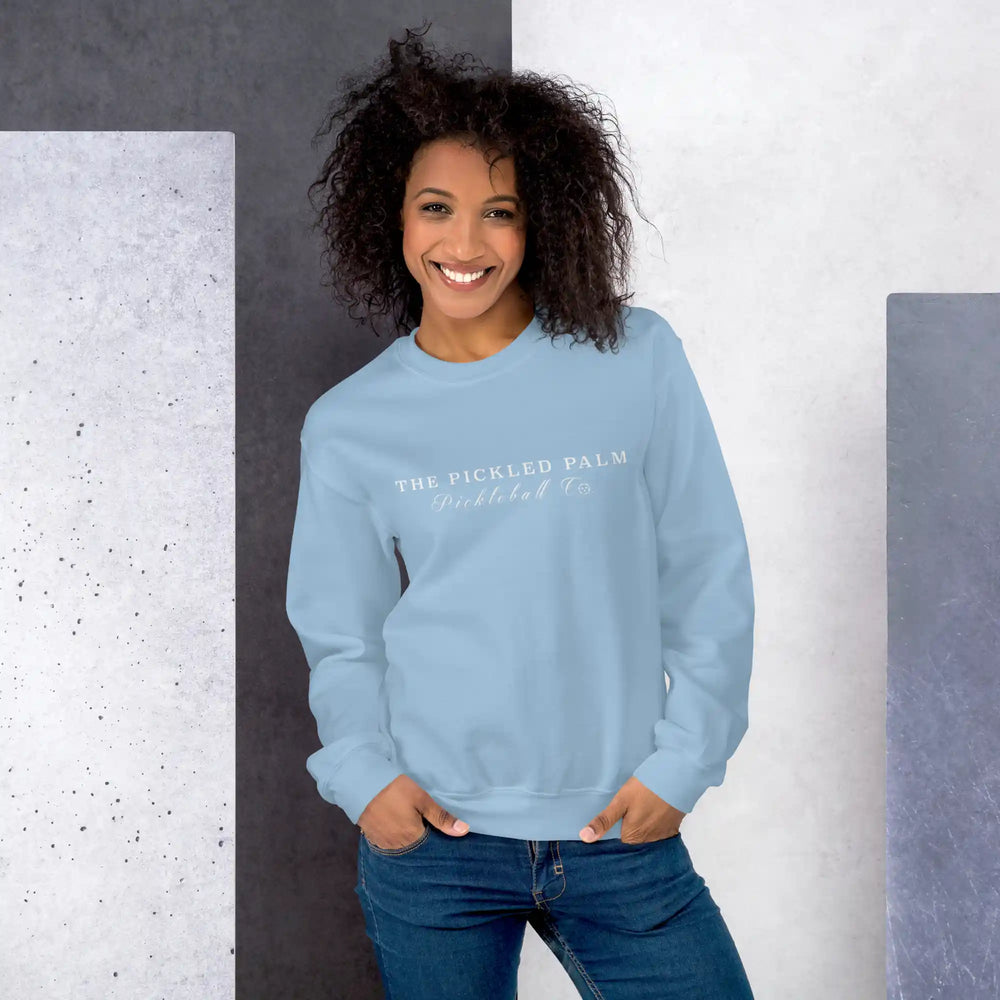 Light Blue Crewneck Pickleball Sweatshirt