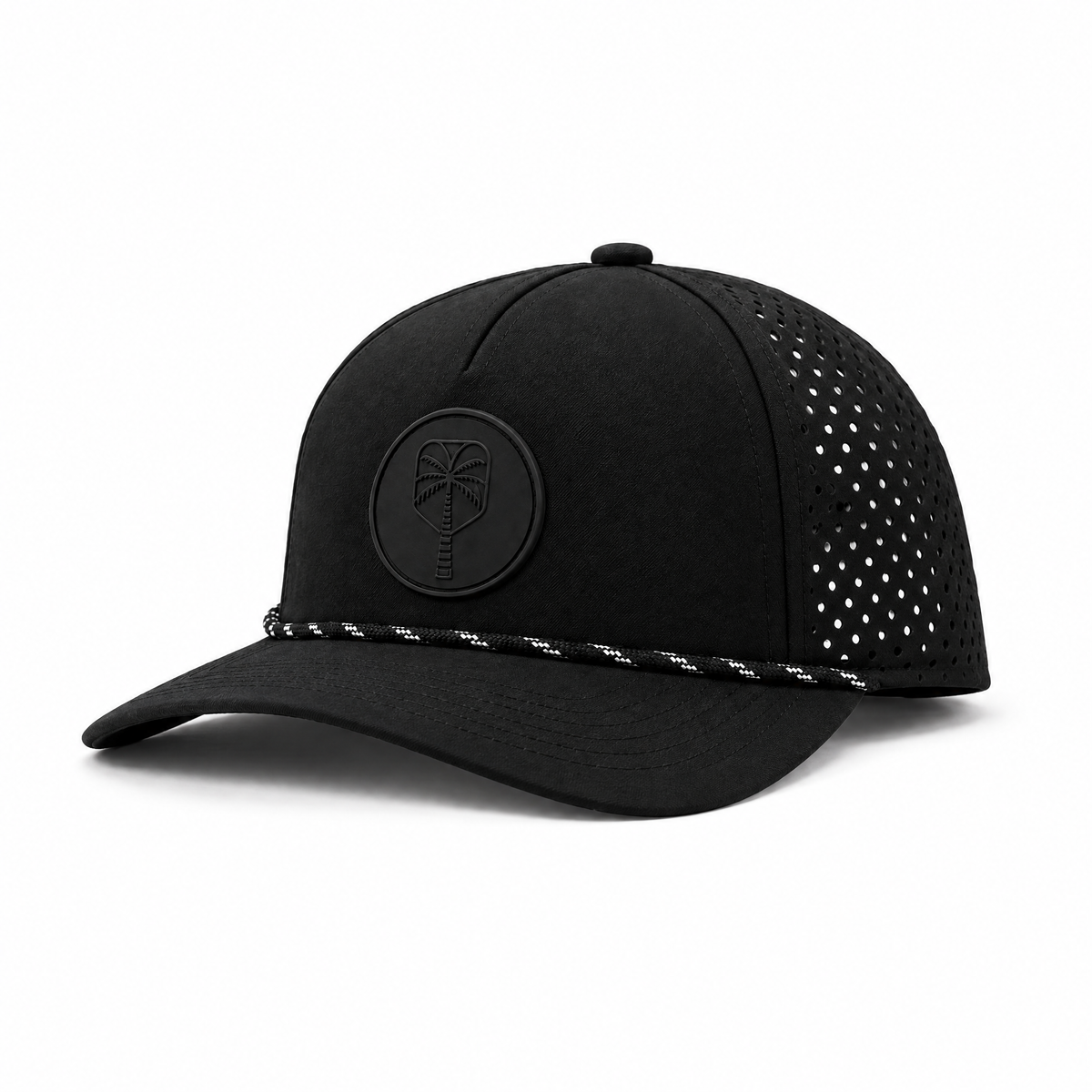 The Late Night Rally pickleball hat in black | The Pickled Palm