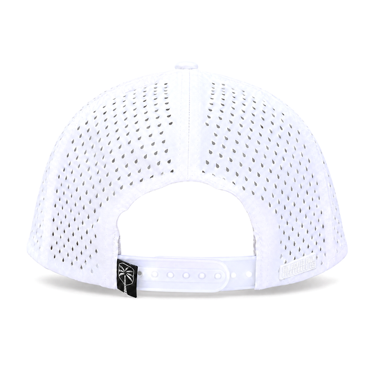 The Whitecap Performance Pickleball Hat - White, view 6 | The Pickled Palm