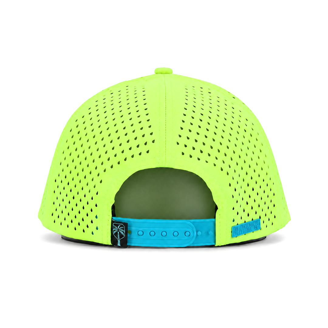 The Sandbar Performance Pickleball & Tennis Hat - Neon Green, view 6 | The Pickled Palm