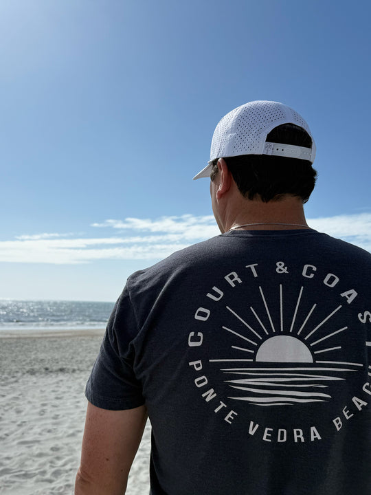 Court & Coast Short Sleeve Soft Pickleball Shirt