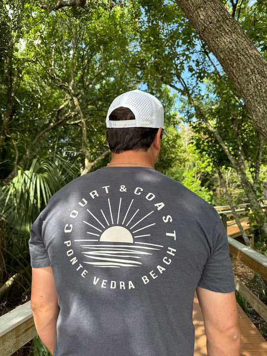 Court & Coast Short Sleeve Soft Pickleball Shirt
