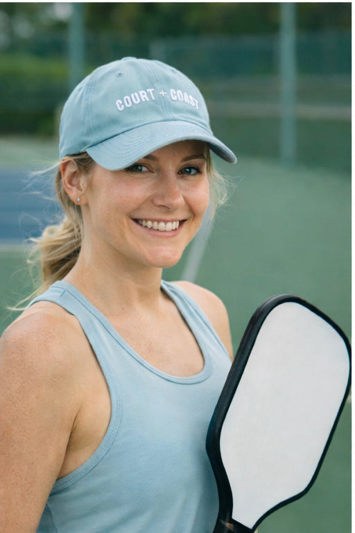 Court & Coast Lightweight Performance Tennis & Pickleball Hat - Green