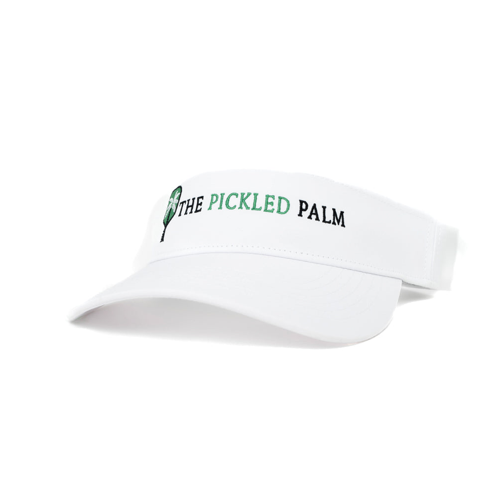 The Old School Daytime Pickleball Visor in White