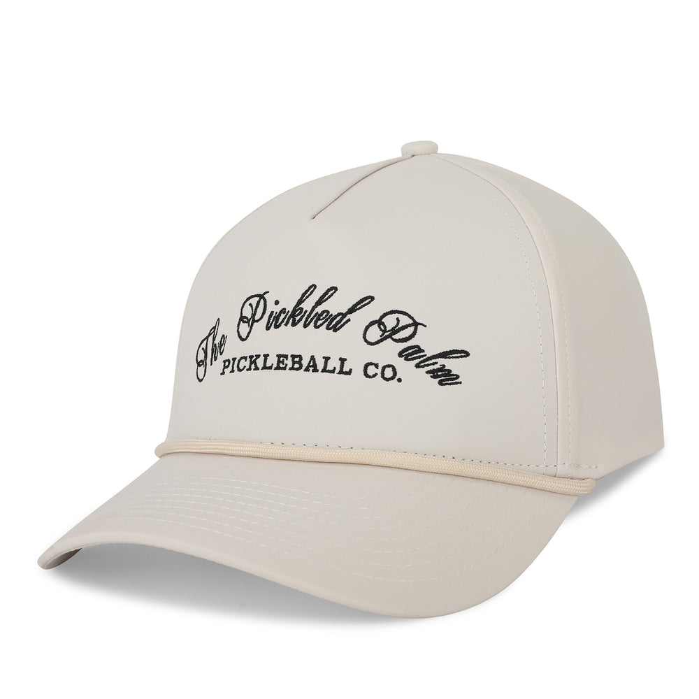 Vintage Vanilla Performance Pickleball Hat (Off-White) | The Pickled Palm