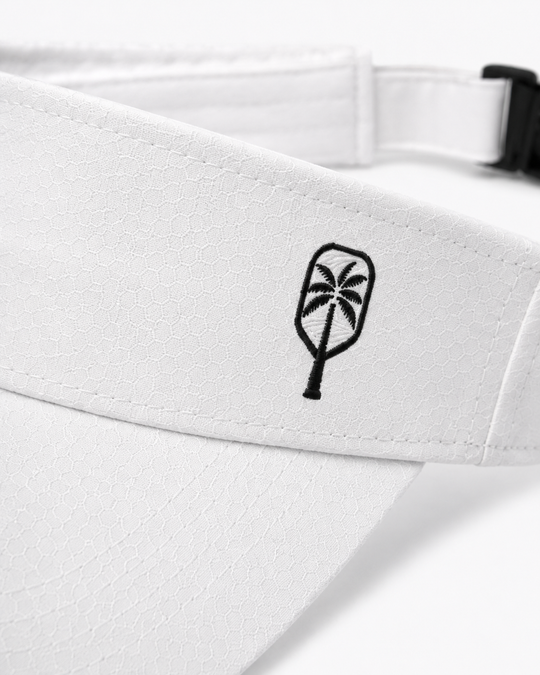 White Pickleball Visor V 2.0