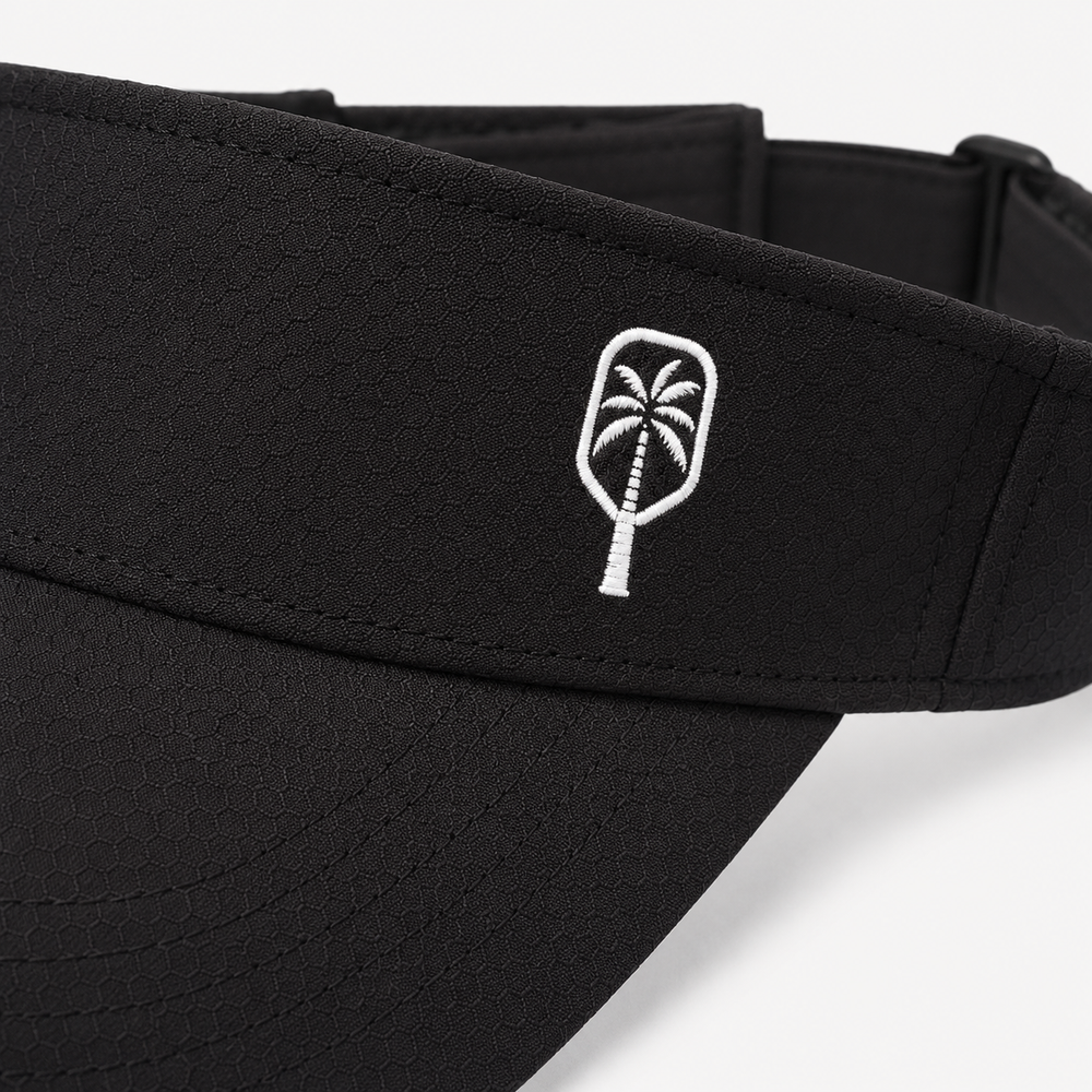 Black Pickleball Visor V 2.0