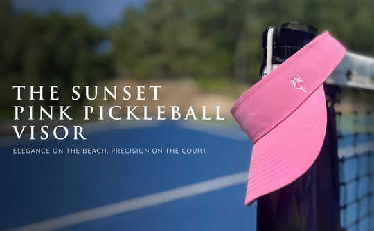 The Sunset Pink Pickleball Visor