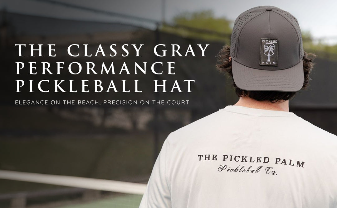 The Classy Gray Performance Pickleball Hat