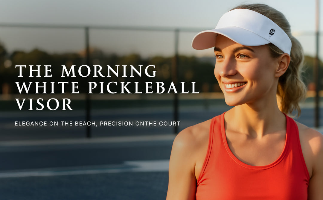White Pickleball Visor (Standard)
