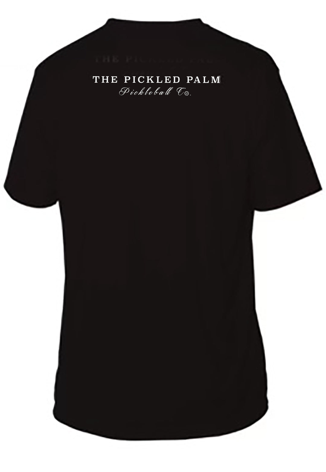 Mens Performance Black Short Sleeve Pickleball Shirt