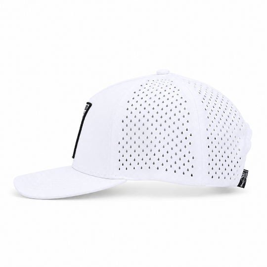 The Whitecap Performance Pickleball Hat - White, view 4 | The Pickled Palm