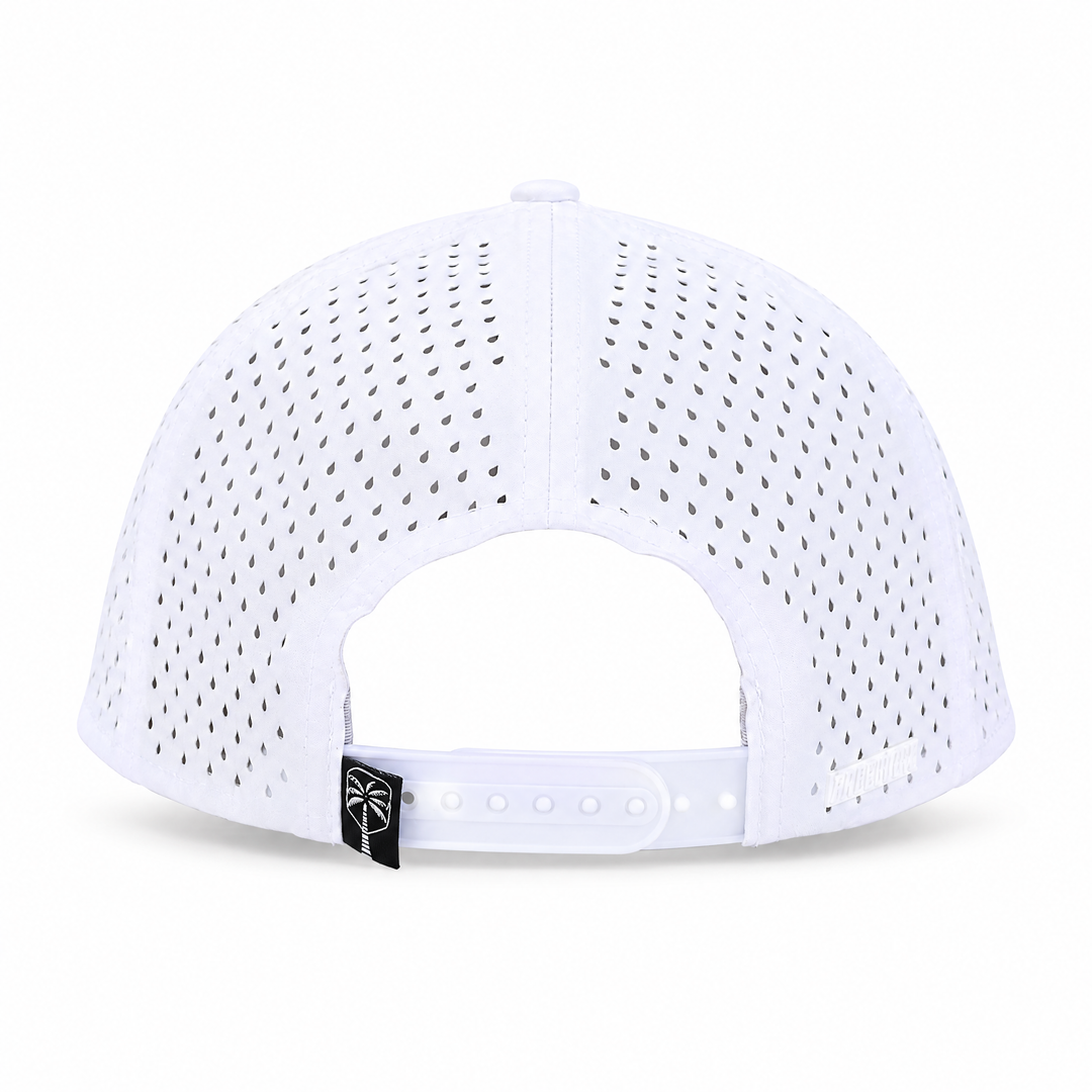 The Whitecap Performance Pickleball Hat - White, view 6 | The Pickled Palm