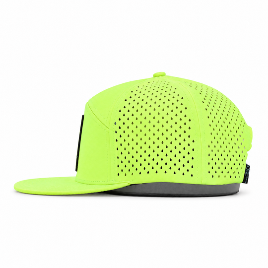 The Sandbar Performance Pickleball & Tennis Hat - Neon Green, view 4 | The Pickled Palm
