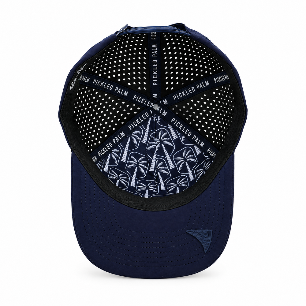Harbor Navy Performance Pickleball Hat - Navy, view 7 | The Pickled Palm