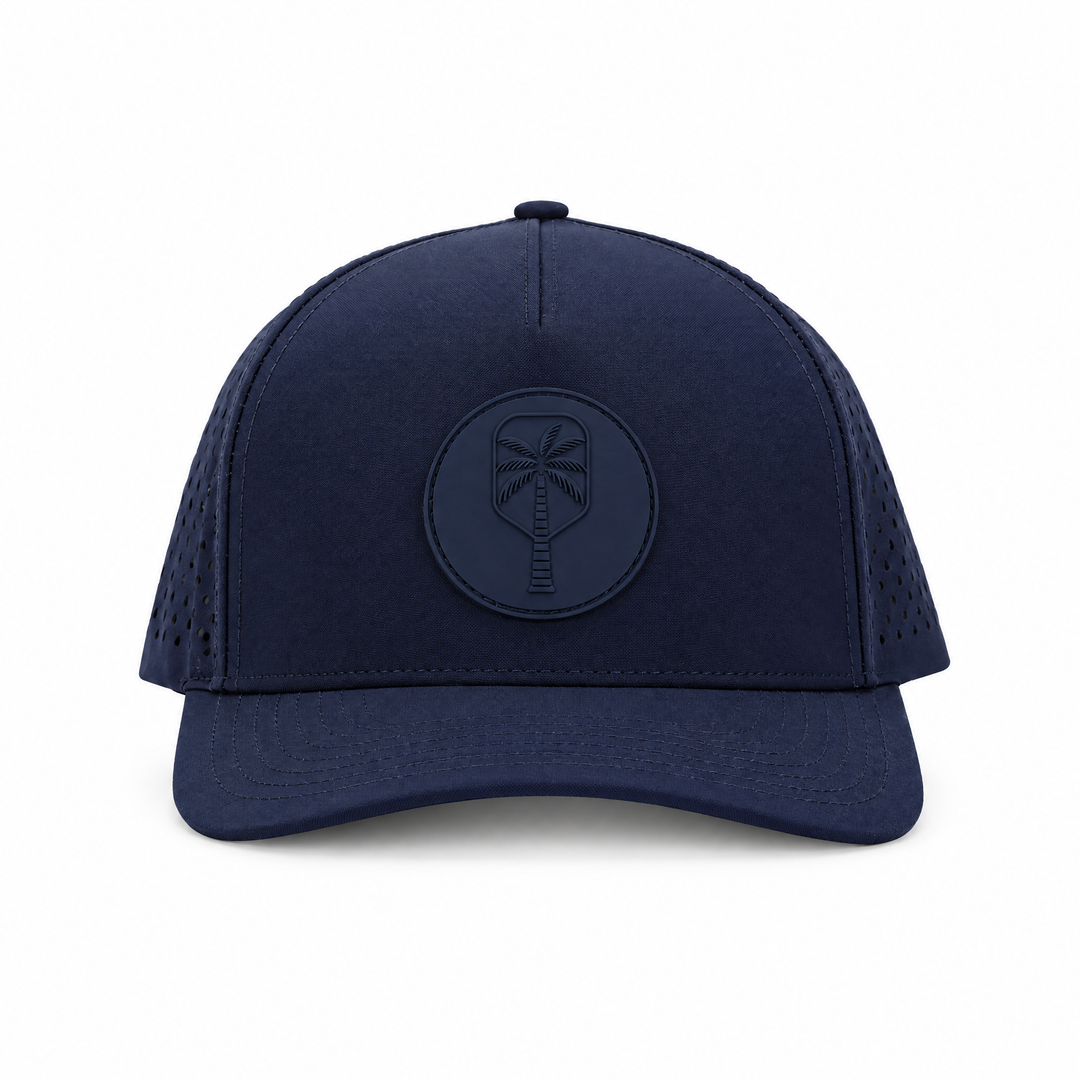 Harbor Navy Performance Pickleball Hat - Navy, view 2 | The Pickled Palm