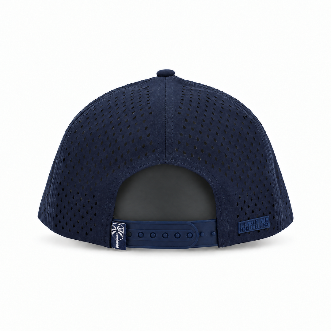 Harbor Navy Performance Pickleball Hat - Navy, view 6 | The Pickled Palm