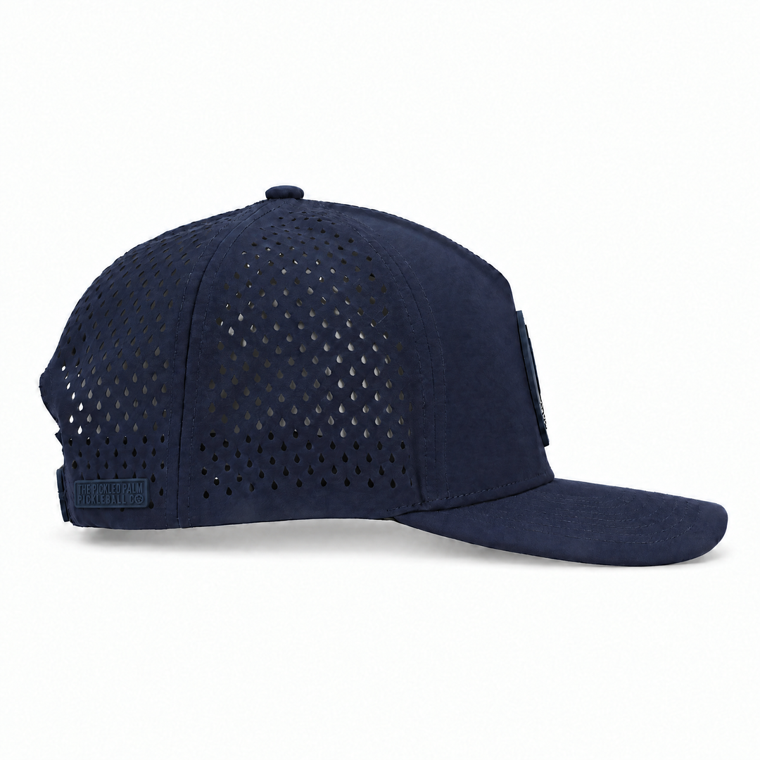 Harbor Navy Performance Pickleball Hat - Navy, view 5 | The Pickled Palm