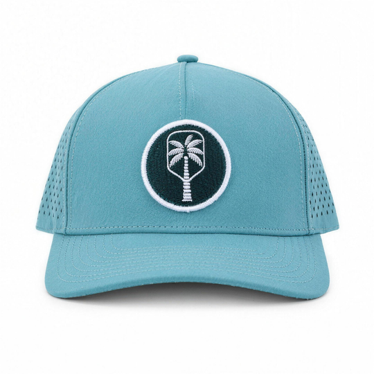 The Coastal Blue Performance Pickleball Hat, view 3 | The Pickled Palm