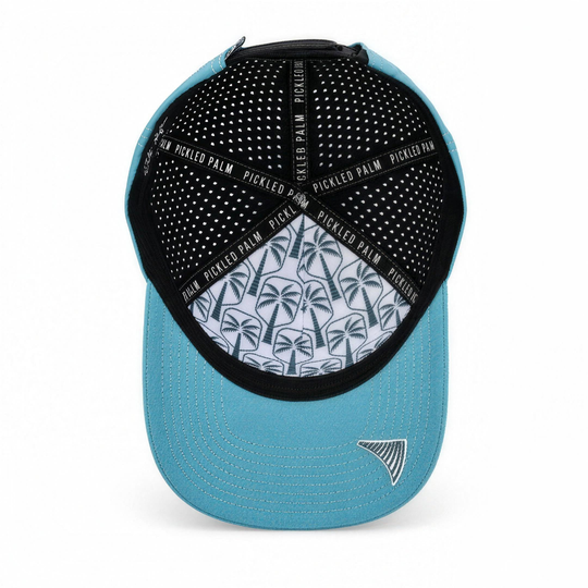 The Coastal Blue Performance Pickleball Hat, view 2 | The Pickled Palm
