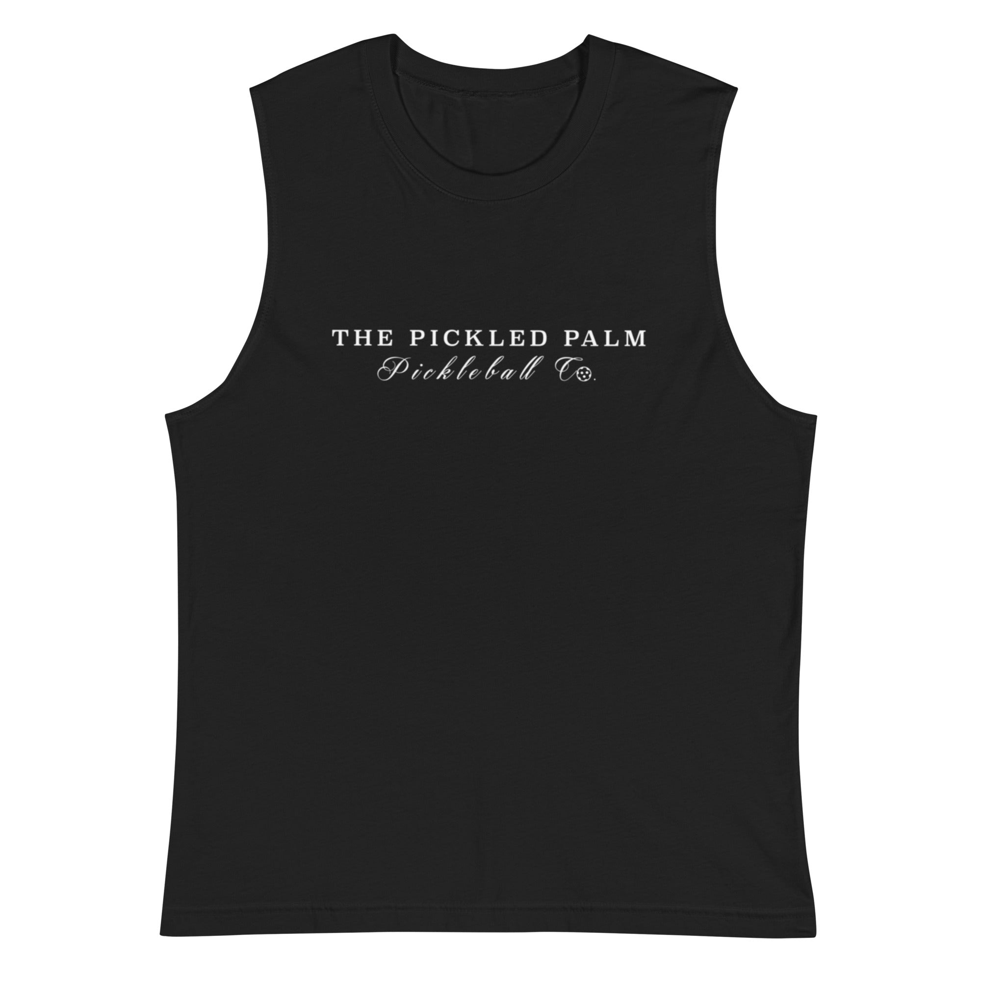 Pickleball Black Tank Top 