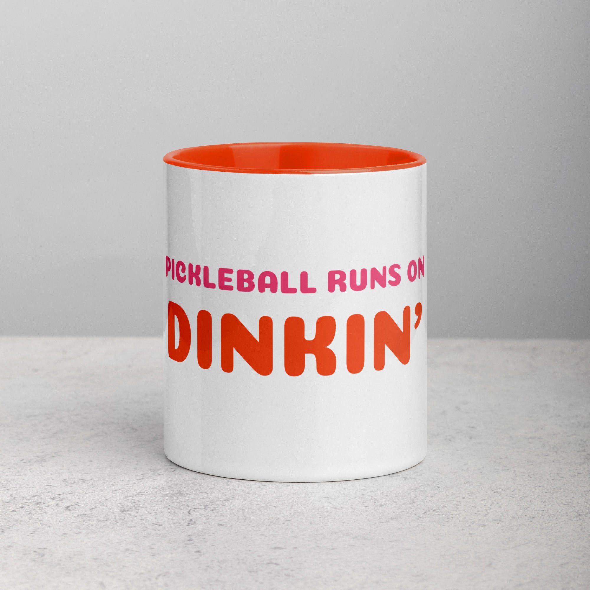 The Pickled Palm Dinkin' Pickleball Coffee Mug